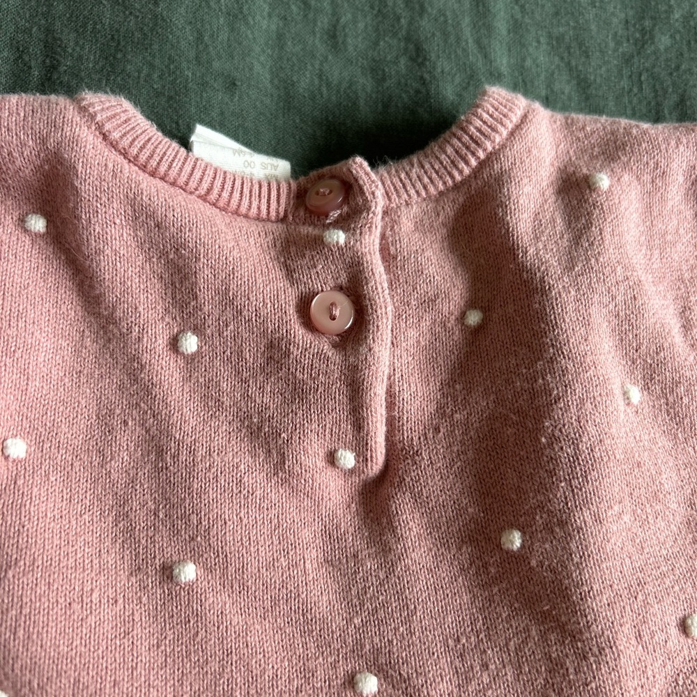 Pink Ruffled Kids Dress - Picture 4 of 4